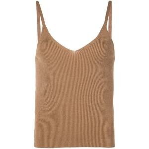 Mara Hoffman Bibi Knit Camisole Sleeveless Camel - M